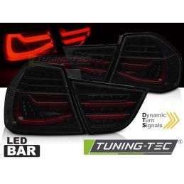 LED BAR TAIL LIGHTS BLACK SMOKE SEQ fits BMW E90 09-11, Nouveaux produits tuning-tec