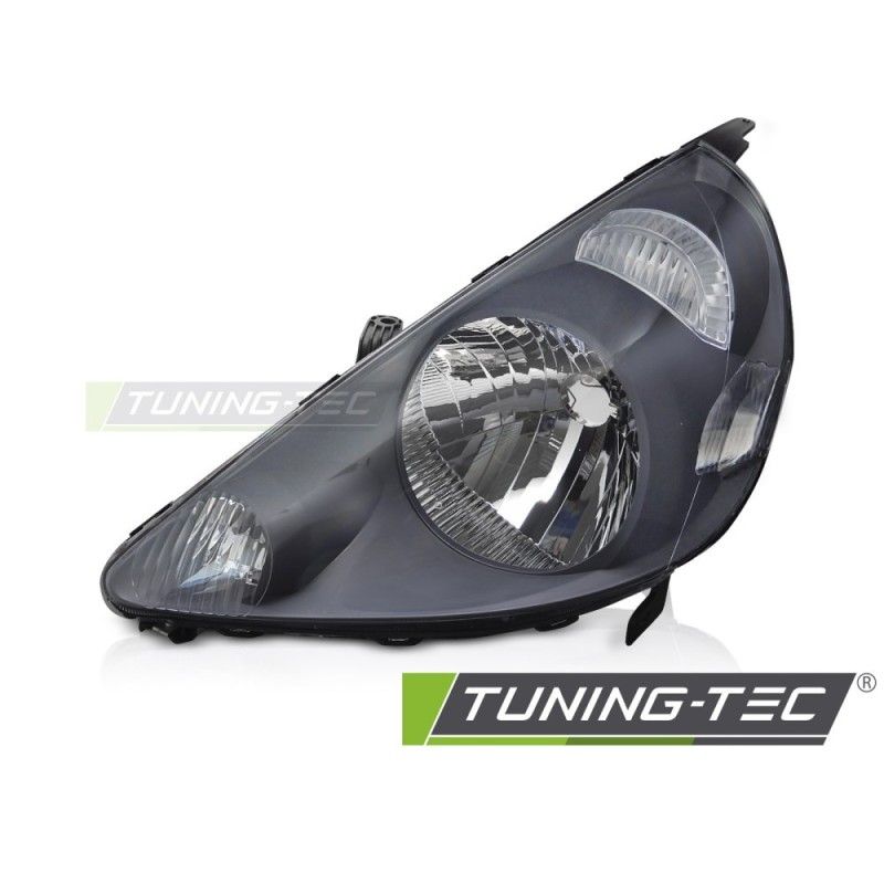 HEADLIGHT LEFT SIDE BLACK TYC fits HONDA JAZZ FIT 02-04, Nouveaux produits tuning-tec