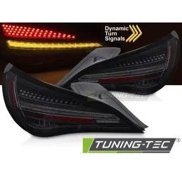 LED TAIL LIGHTS SEQ BLACK SMOKE fits MERCEDES CLA C117 13-16 OE BULB, Nouveaux produits tuning-tec