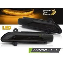 SIDE DIRECTION IN THE MIRROR SMOKE LED SEQ fits MERCEDES W211 C219 W221 C216, Nouveaux produits tuning-tec