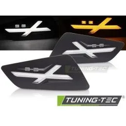 FRONT DIRECTION BLACK LED fits VESPA GTS / GTV 300cc, Nouveaux produits tuning-tec