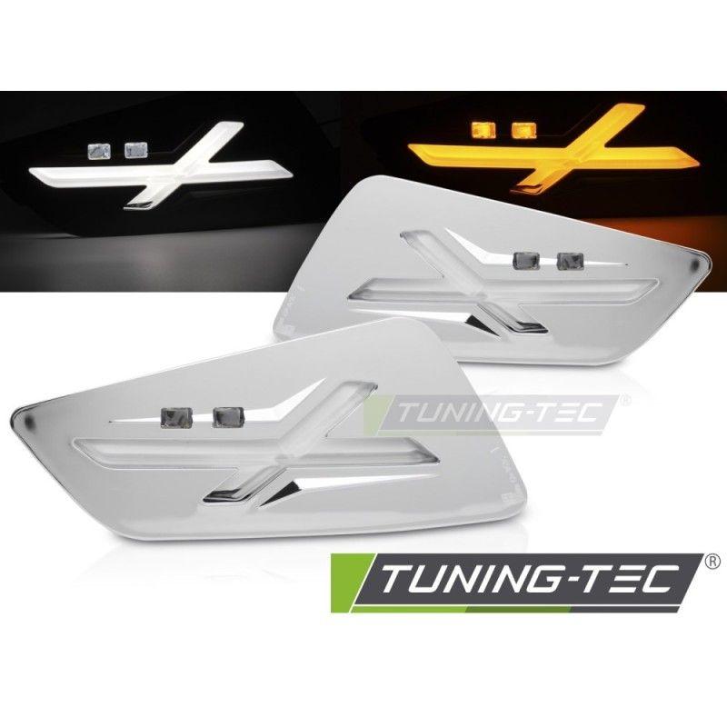 FRONT DIRECTION CHROME LED fits VESPA GTS / GTV 300cc, Nouveaux produits tuning-tec