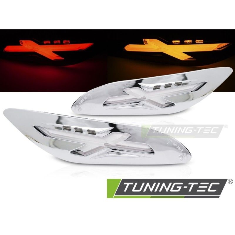REAR DIRECTION CHROME LED fits VESPA SPRINT / PRIMAVERA 150cc, Nouveaux produits tuning-tec