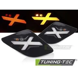 REAR DIRECTION GLOSSY BLACK LED fits VESPA GTS / GTV 300cc, Nouveaux produits tuning-tec
