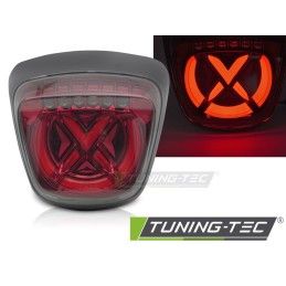 LED TAIL LIGHT RED SMOKE RED fits VESPA SPRINT 125 / 150, Nouveaux produits tuning-tec