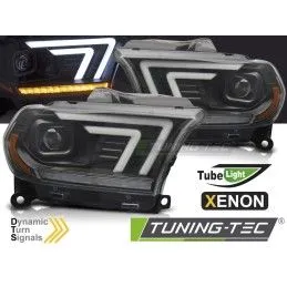 XENON HEADLIGHTS BLACK TUBE SEQ fits DODGE DURANGO 10-13 , Nouveaux produits tuning-tec