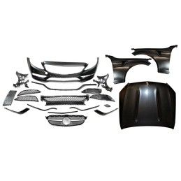 Kit De Carrosserie Mercedes W205 2014-2018 4P/2P/SW Look AMG C63, Nouveaux produits eurolineas