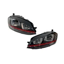 Phare Avant Lumière De Jour Volkswagen Golf 7 DRL Red, Nouveaux produits eurolineas