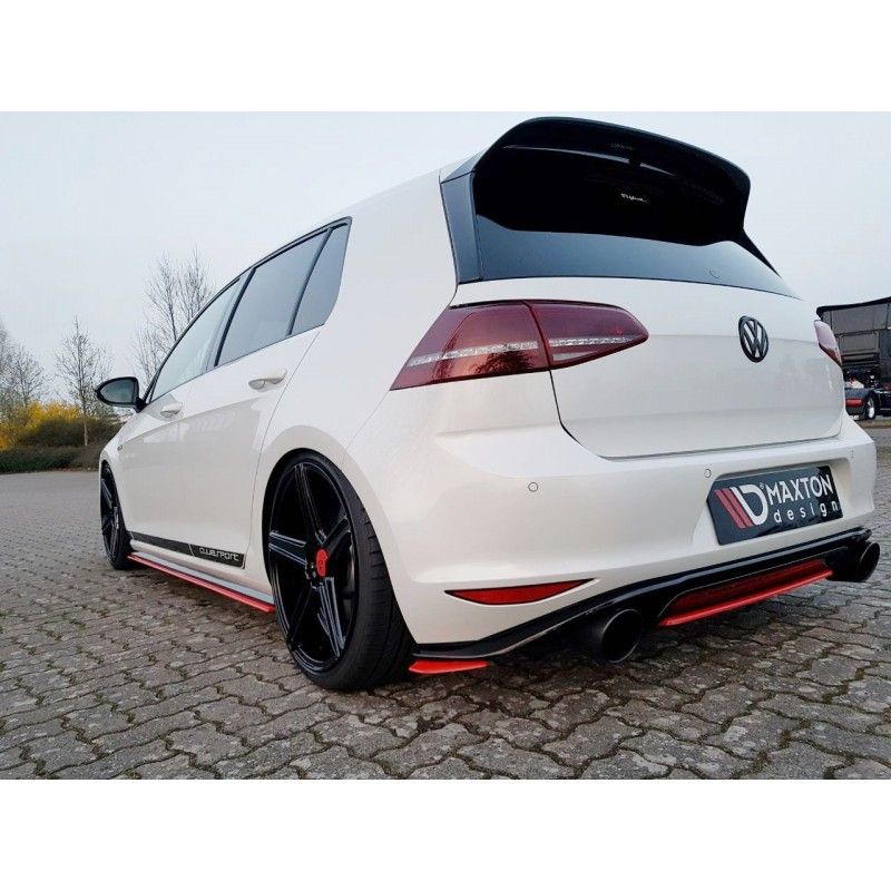 LAME ARRIERE MAXTON VW GOLF Mk7 GTI CLUBSPORT Noir Brillant