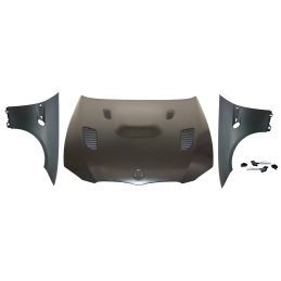 Capot Et Ailettes BMW E92 / E93 Look M3 ´06-14 Black Led indicator, Nouveaux produits eurolineas