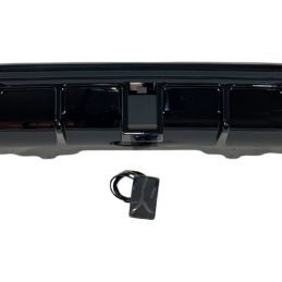 Diffuseur Arrière BMW E60 look M Performance Noir brillant Feu stop à led, Nouveaux produits eurolineas