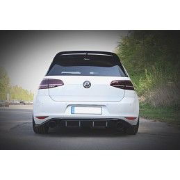 Maxton RAJOUT DU PARE-CHOCS ARRIERE VW GOLF Mk7 GTI CLUBSPORT Gloss Black, VW-GO-7-GTI-CS-RS1G Tuning.fr