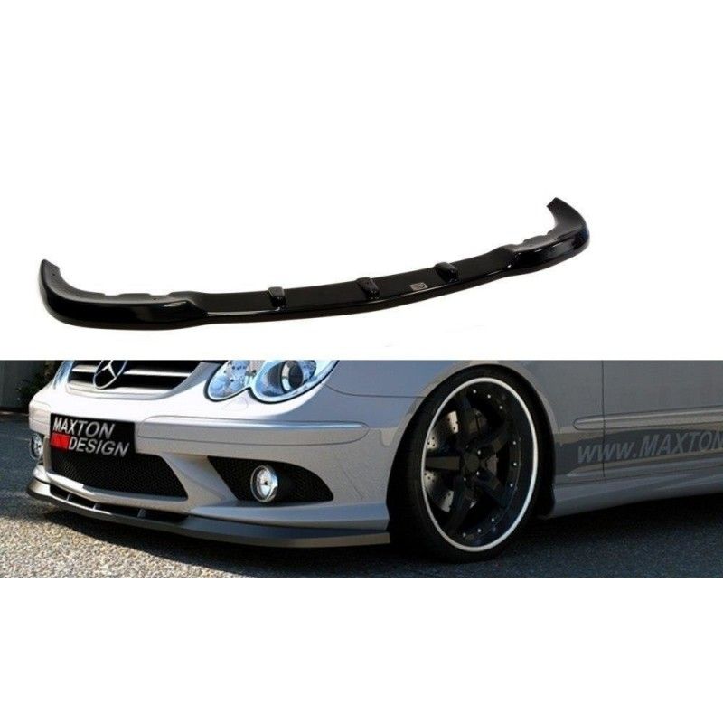 Maxton LAME DU PARE-CHOCS AVANT MERCEDES CLK W209 POUR AMG Gloss Black, ME-CLK-209F-AMG-FD1G Tuning.fr