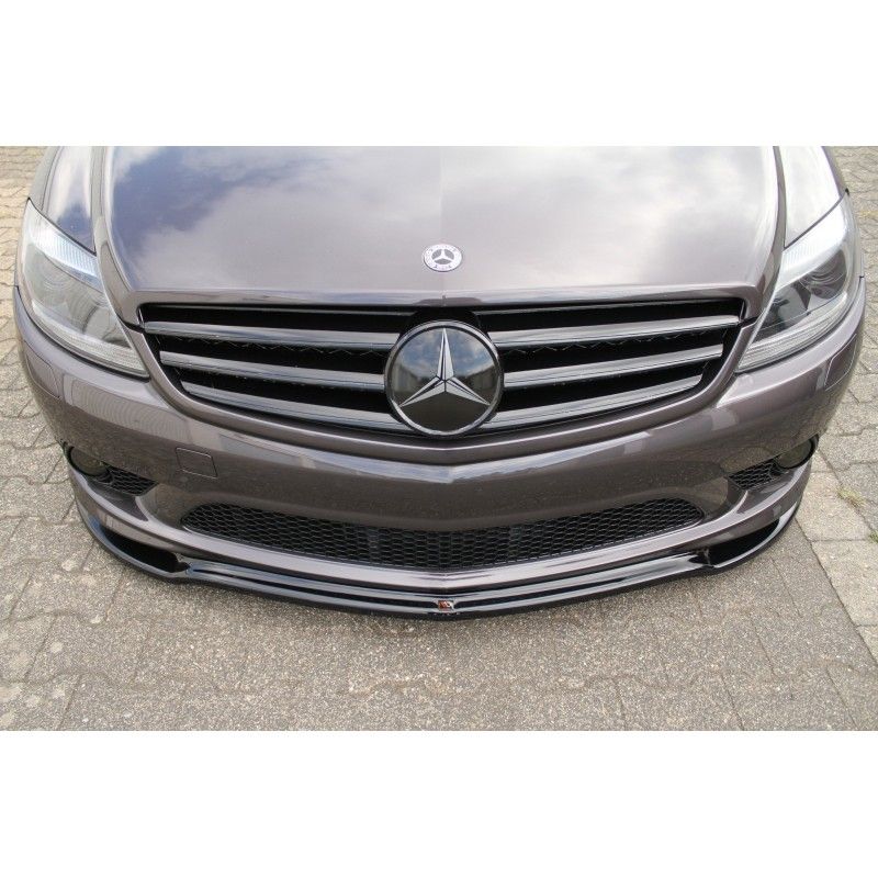 LAME AVANT MAXTON / SPLITTER MERCEDES CL 500 C216 AMGLINE Texturé