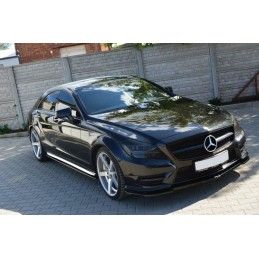 Maxton LAME DU PARE-CHOCS AVANT MERCEDES CLS C218 AMG LINE Gloss Black, ME-CLS-218-FD1G Tuning.fr