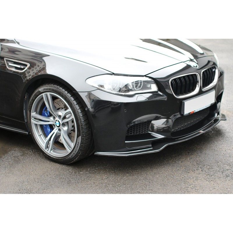 LAME AVANT MAXTON / SPLITTER BMW M5 F10/ F11 Noir Brillant