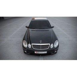 LAME AVANT MAXTON MERCEDES E W211 AMG APRES FACELIFT Noir Brillant