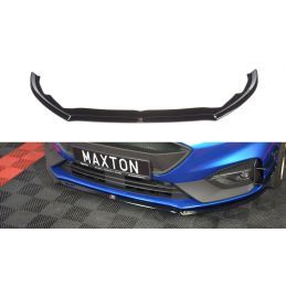 Maxton Lame Du Pare-Chocs Avant V.3 Ford Focus ST / ST-Line Mk4 Gloss Black, FO-FO-4-STLINE-FD3G Tuning.fr