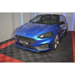 Maxton Lame Du Pare-Chocs Avant V.3 Ford Focus ST / ST-Line Mk4 Gloss Black, FO-FO-4-STLINE-FD3G Tuning.fr