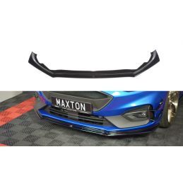 Maxton Lame Du Pare-Chocs Avant V.5 Ford Focus ST / ST-Line Mk4 Gloss Black, FO-FO-4-STLINE-FD5G Tuning.fr