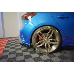 Maxton Lame Du Pare-Chocs Arriere V.2 Ford Focus ST-Line Mk4 Gloss Black, FO-FO-4-STLINE-RSD2G Tuning.fr