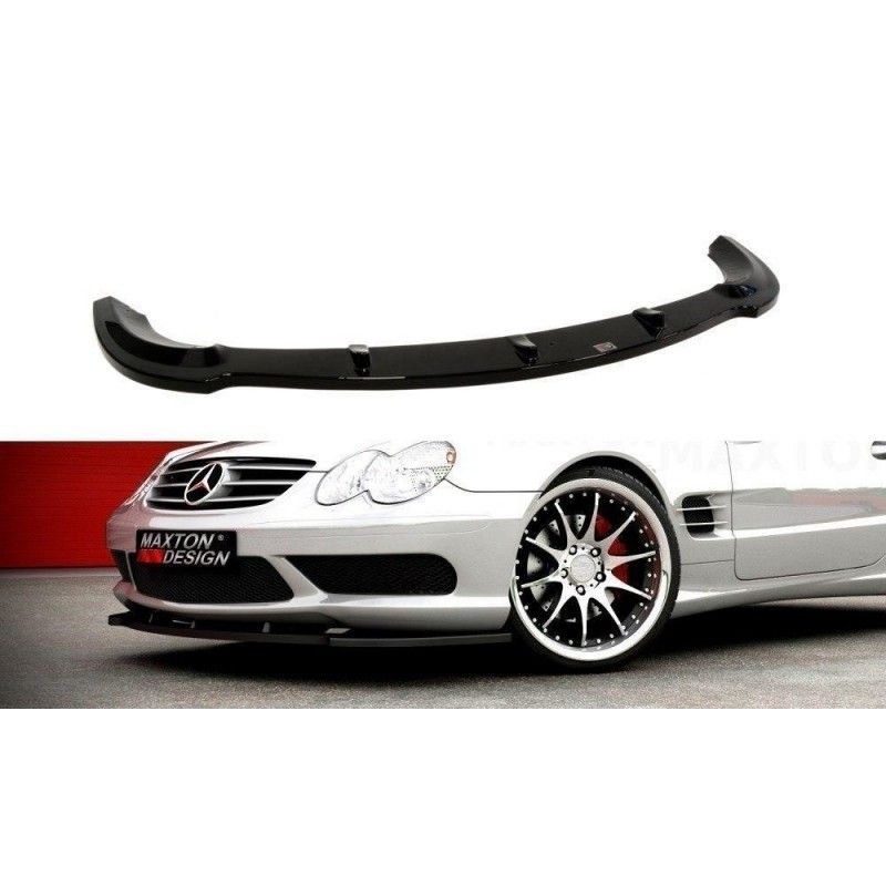 Maxton LAME DU PARE-CHOCS AVANT MERCEDES SL R230 AMG Gloss Black, ME-SL-R230-AMG-FD1G Tuning.fr