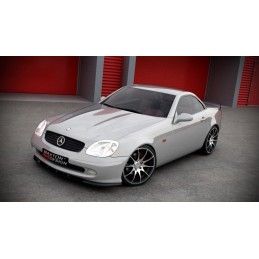 Maxton LAME DU PARE-CHOCS AVANT MERCEDES SLK R 170 Gloss Black, ME-SLK-R170-FD1G Tuning.fr