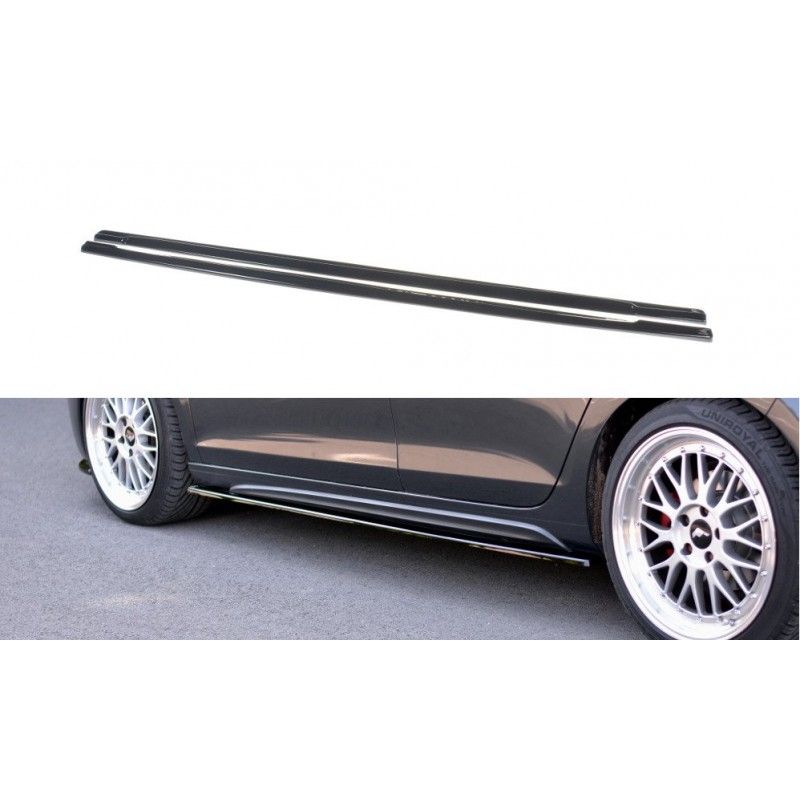 Maxton SET DES DIFFUSEUR DES BAS DE CAISSE VW GOLF MK6 GTI/ GTD Gloss Black, VW-GO-6-GTD-SD1G Tuning.fr