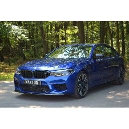 LAME AVANT MAXTON / SPLITTER V.1 BMW M5 F90 Noir Brillant