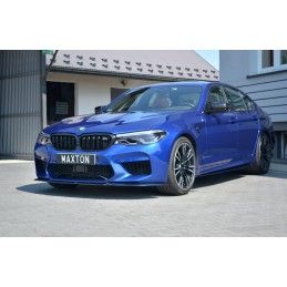 LAME AVANT MAXTON / SPLITTER V.2 BMW M5 F90 Noir Brillant