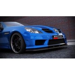 Maxton LAME DE PARE-CHOCS AVANT MERCEDES SLK R171 (POUR ME-SLK-R171-AMG172-F1) Gloss Black, ME-SLK-R171-AMG172-FD1G Tuning.fr