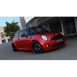 Maxton LAME DU PARE-CHOCS AVANT MINI COOPER Gloss Black, MC-1F-FD1G Tuning.fr