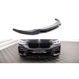 Maxton LAME DU PARE-CHOCS AVANT / SPLITTER V.1 BMW X3 M40d / M40i / M-Pack G01 Gloss Black, BM-X3-01-MPACK-FD1G+FD1RG Tuning.fr