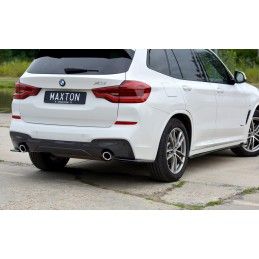 Maxton LAME DU PARE-CHOCS ARRIERE BMW X3 G01 M-PACK Gloss Black, BM-X3-01-MPACK-RSD1G Tuning.fr