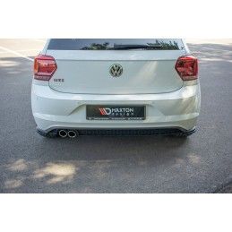 Maxton LAME DU PARE-CHOCS ARRIERE VW POLO MK6 GTI Gloss Black, VW-PO-6-GTI-RSD1G Tuning.fr