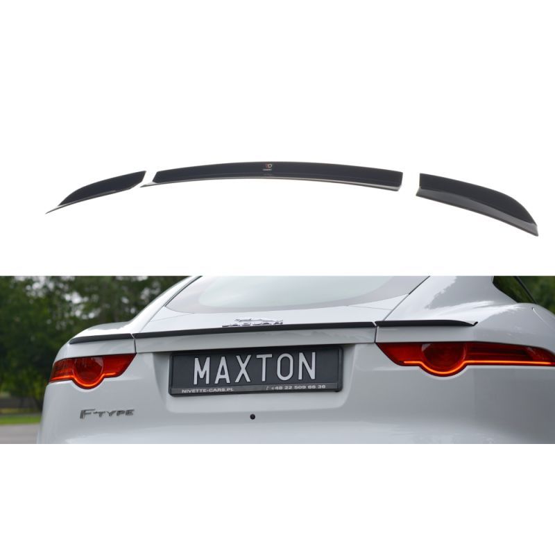 Maxton BECQUET EXTENSION JAGUAR F-TYPE Gloss Black, JA-F-TYPE-1-CAP1G Tuning.fr