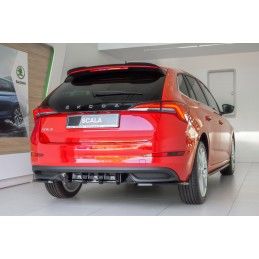 Maxton Rajout Du Pare-Chocs Arriere Skoda Scala Gloss Black, SK-SC-1-RS1G Tuning.fr