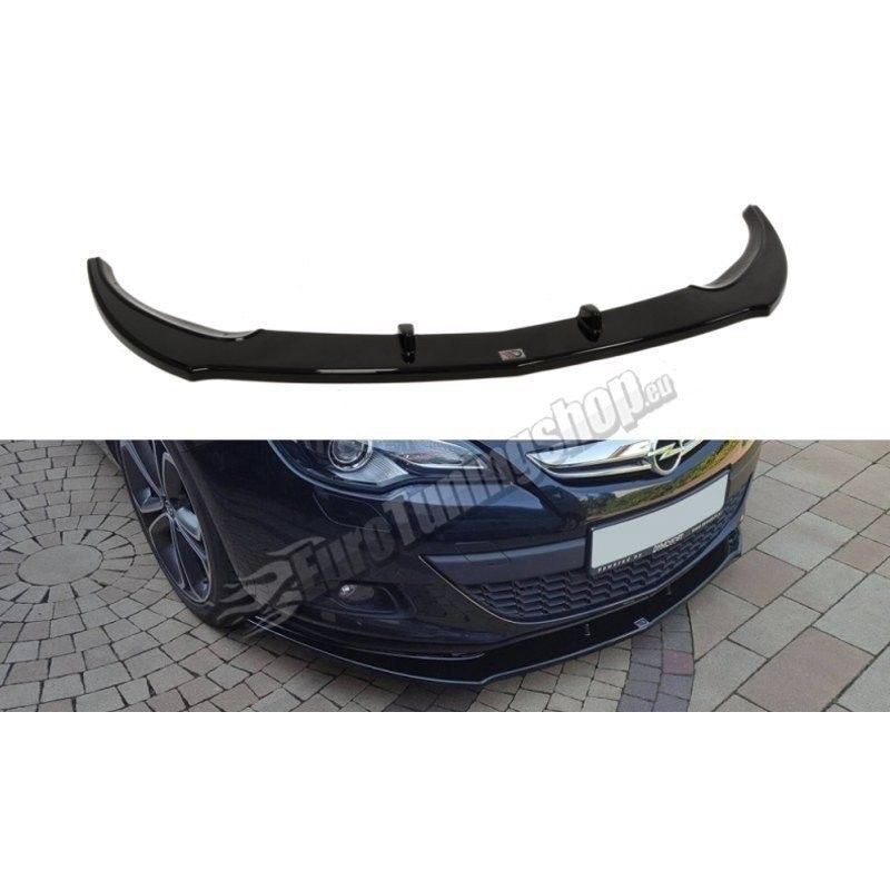 LAME AVANT MAXTON / SPLITTER OPEL ASTRA GTC Noir Brillant