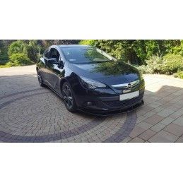 LAME AVANT MAXTON / SPLITTER OPEL ASTRA GTC Noir Brillant