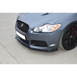 Maxton LAME DU PARE-CHOCS AVANT / SPLITTER V.1 JAGUAR XF- R Gloss Black, JA-XFR-1-FD1G Tuning.fr