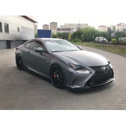 SET DES DIFFUSEUR DES BAS DE CAISSE Lexus Rc Noir Brillant