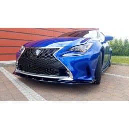 LAME AVANT MAXTON / SPLITTER V.2 Lexus Rc Noir Brillant