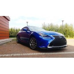 LAME AVANT MAXTON / SPLITTER V.2 Lexus Rc Noir Brillant