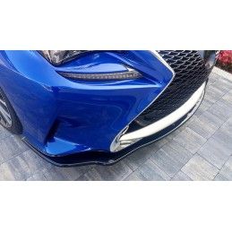 LAME AVANT MAXTON / SPLITTER V.2 Lexus Rc Noir Brillant