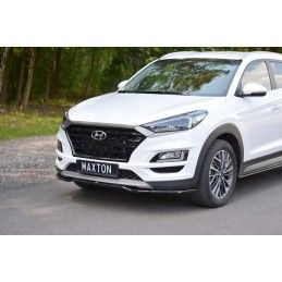 Maxton LAME DU PARE-CHOCS AVANT / SPLITTER V.2 Hyundai Tucson Mk3 Facelift Gloss Black, HY-TU-3F-FD2G Tuning.fr