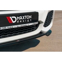 LAME AVANT MAXTON / SPLITTER BMW X3 F25 M-Pack Facelift Noir Brillant
