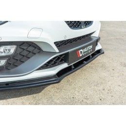 LAME AVANT MAXTON / SPLITTER V.1 Renault Megane IV RS Noir Brillant