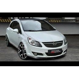 Maxton LAME DE PARE-CHOCS AVANT OPEL CORSA D (AVANT FACELIFT) Gloss Black, OP-CO-D-FD1G Tuning.fr