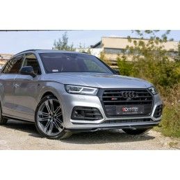 Maxton LAME DU PARE-CHOCS AVANT / SPLITTER Audi SQ5/Q5 S-line MkII Gloss Black, AU-SQ5-2-FD1G Tuning.fr