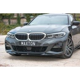 LAME AVANT MAXTON / SPLITTER V.1 BMW 3 G20 M-pack Noir Brillant